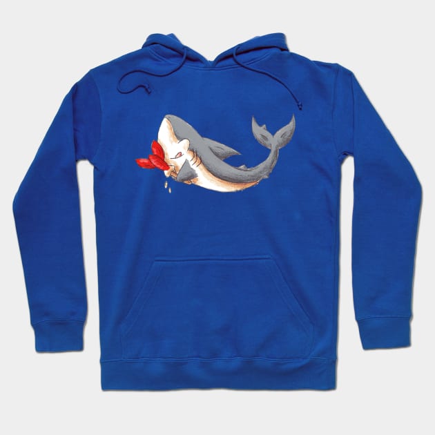 Cold Lobster Hoodie by KristenOKeefeArt